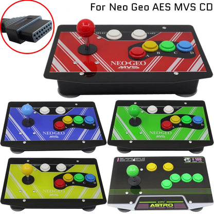 Neogeo 6 Buttons 15pin Arcade Joystick Controller Artwork Panel Fight