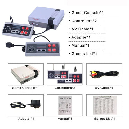 Handheld Family Recreation Video Console AV Output Retro Built-in 620
