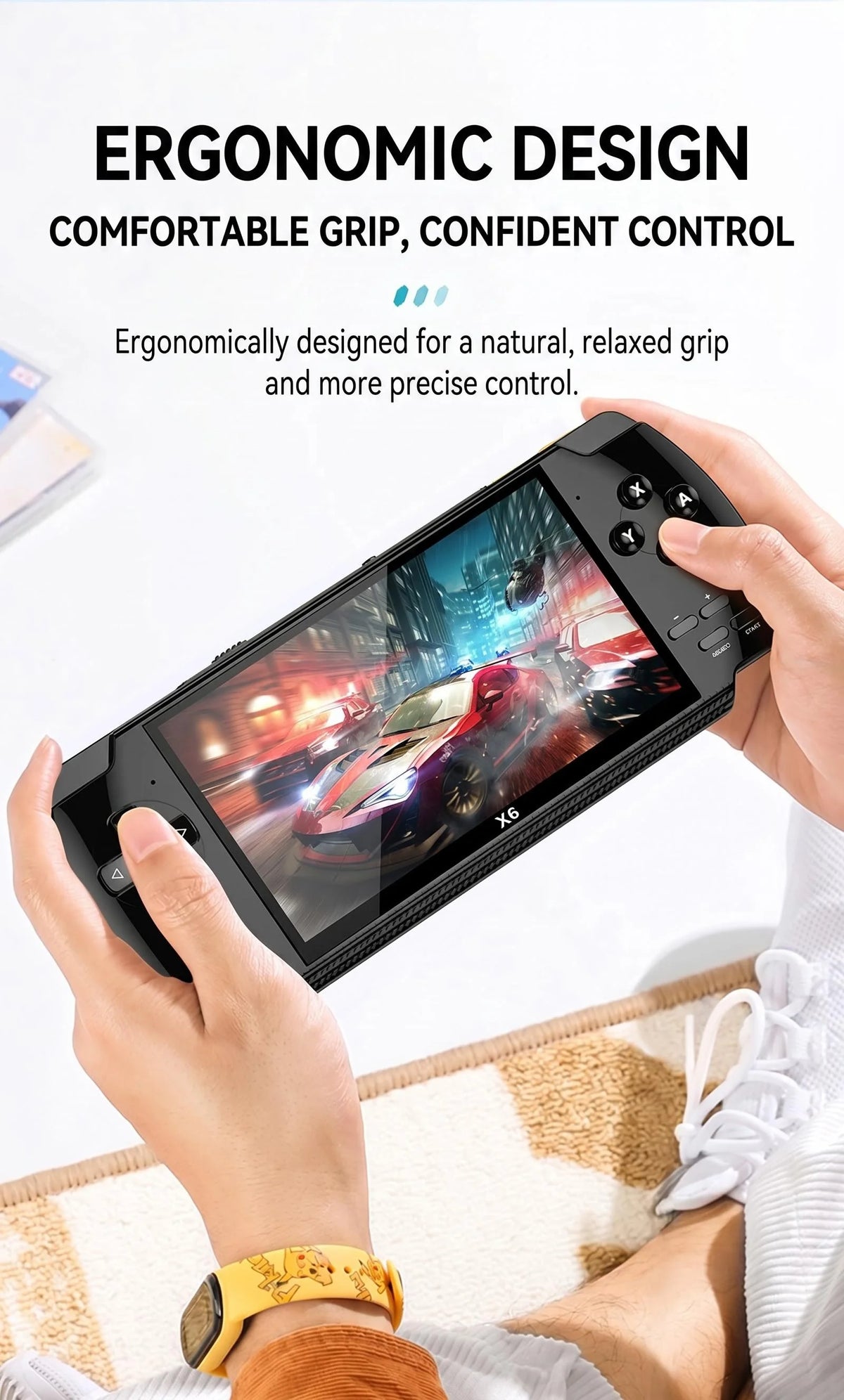 Retro Handheld Game Console 4.5 Inch IPS Screen Linux System Portable