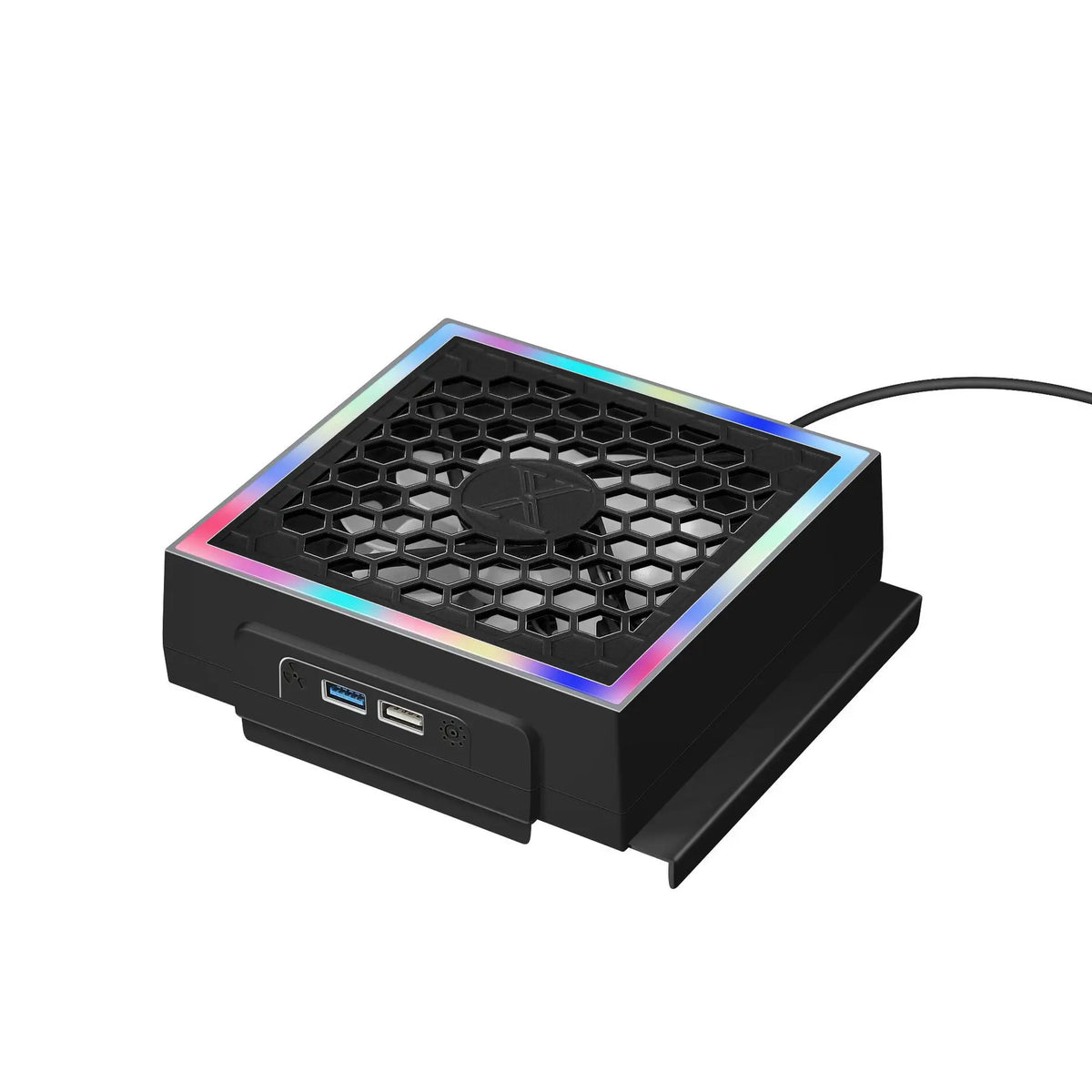 RGB Cooling Fan For Console Series S Console 3 Gears 5V 2.4A With 2
