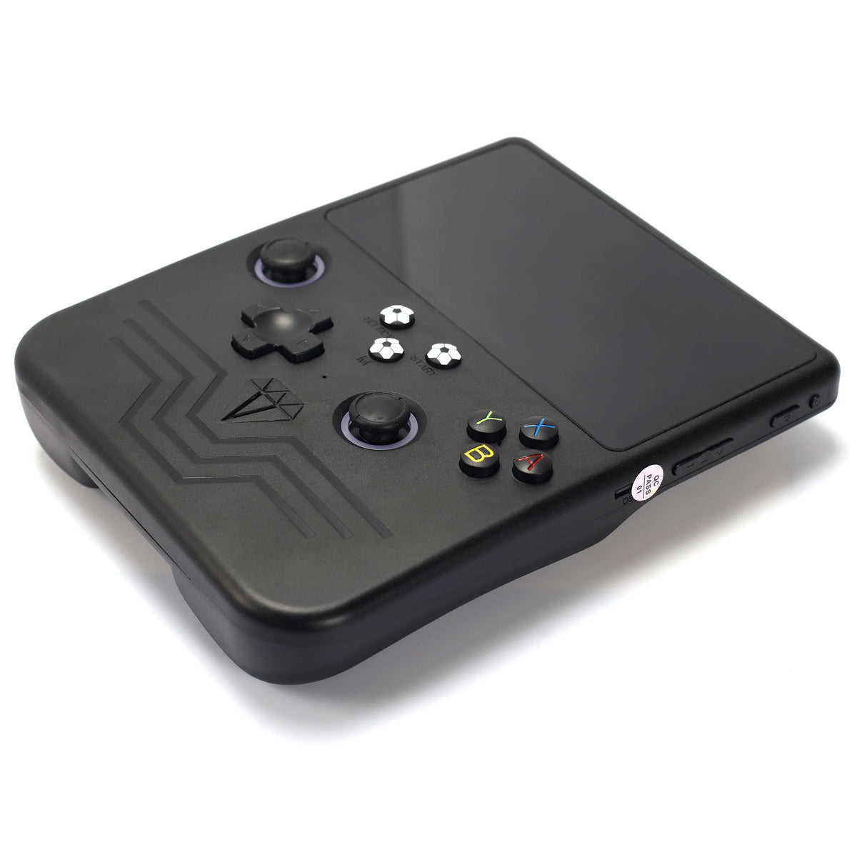 FLLTF MAX Retro Handheld Game Console 6 Inch IPS Screen Mini Retro