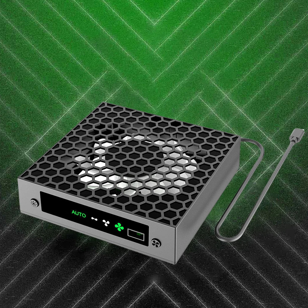 RGB Fan Cooling System 3 Levels Adjustable Speed Heat Dissipation Fan