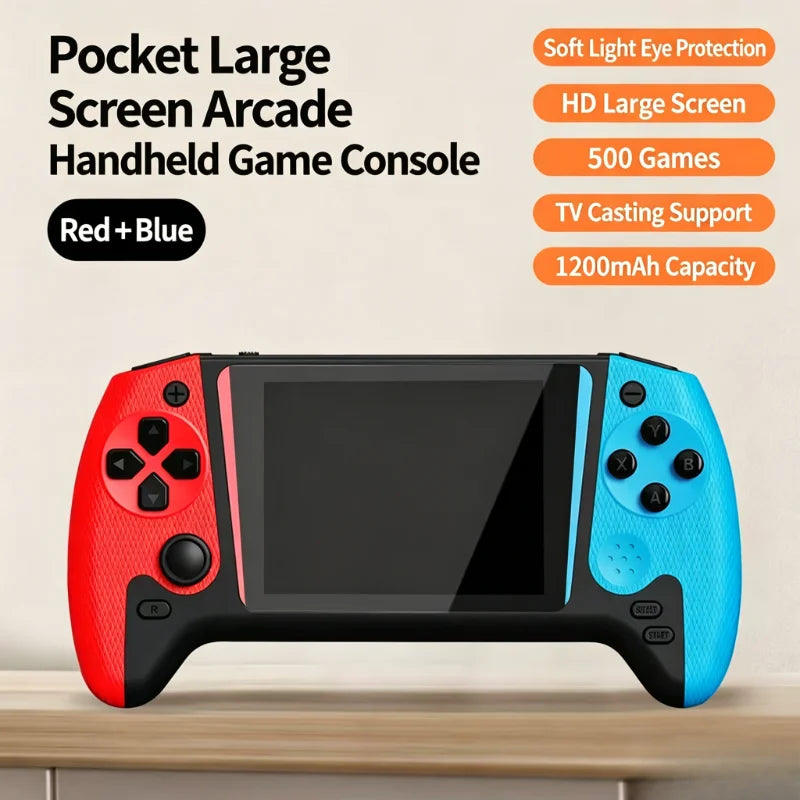 Retro Handheld Arcade Game Console 3.5‑inch HD Screen Dual Joystick