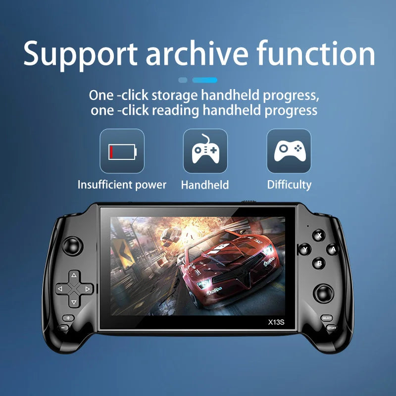 Retro Handheld Game Console 5.5-inch Large Display Portable Player
