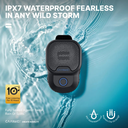 Wearable Bluetooth Speaker IPX7 Waterproof Portable Speakers Outdoor