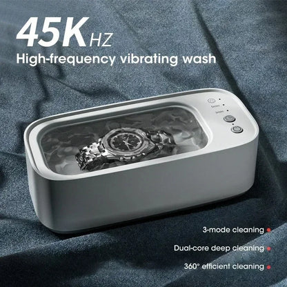 Portable Ultrasonic Cleaner Compact Ultrasonic Glasses Cleaning