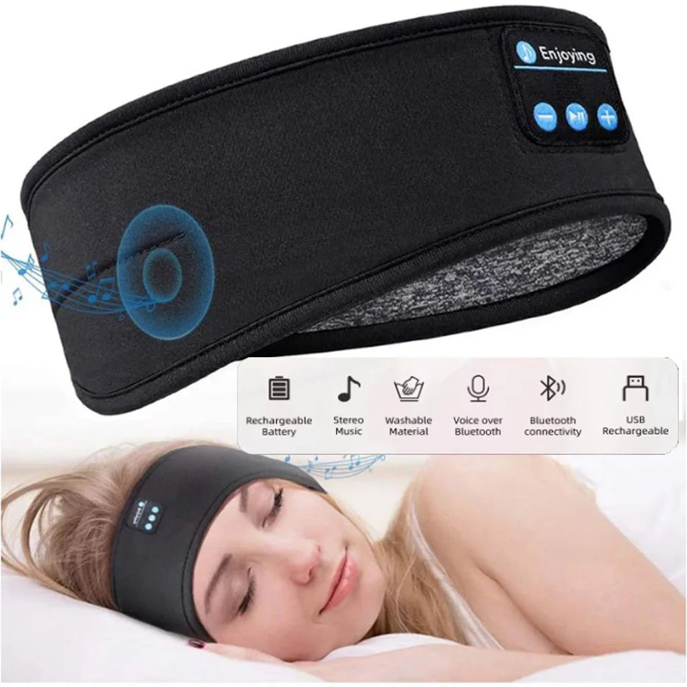 Bluetooth Sleep Headset Wireless Headphones Music Eye Mask Sleep