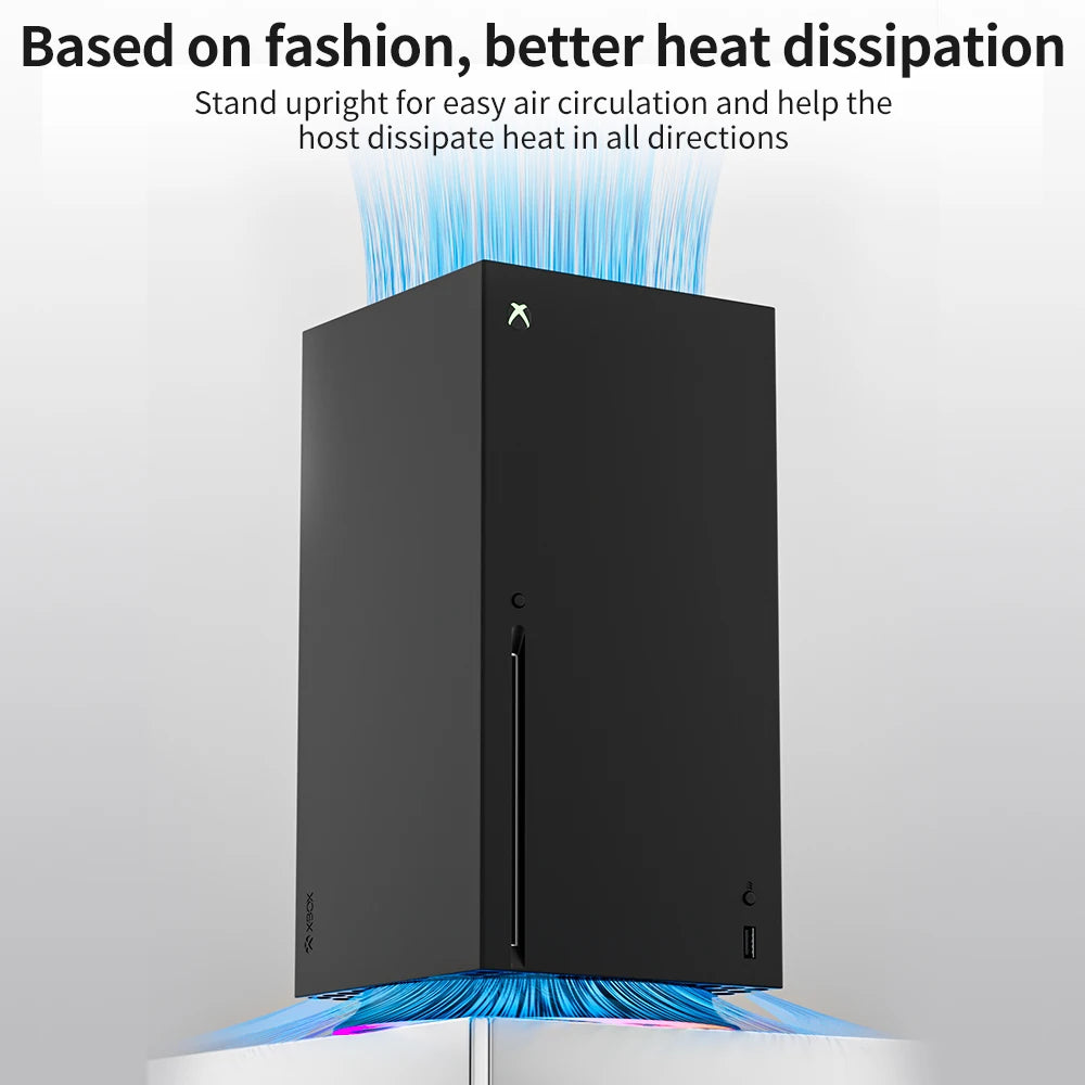 Vertical Cooling Stand Holder For Console Series X Console RGB Base