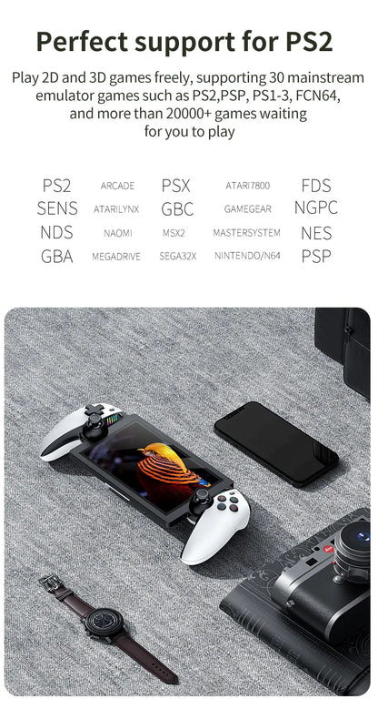 Retro Handheld Game Portable Console 7.1 Inch LCD HD Screen 30+