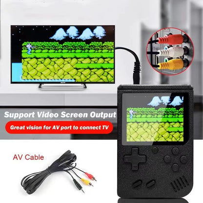 Retro Classic Handheld Game Console 400 Games Rechargeable Portable