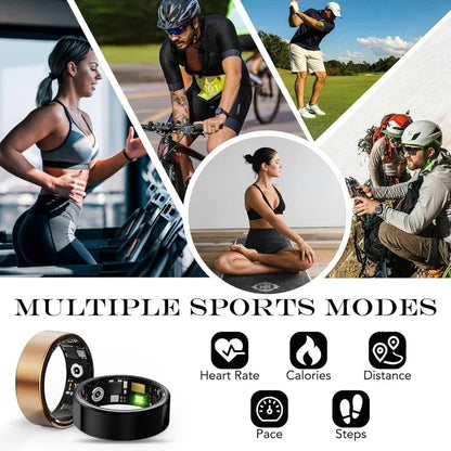 Smart Ring Health Tracker Sleep Monitor 24H Heart Rate Blood Oxygen