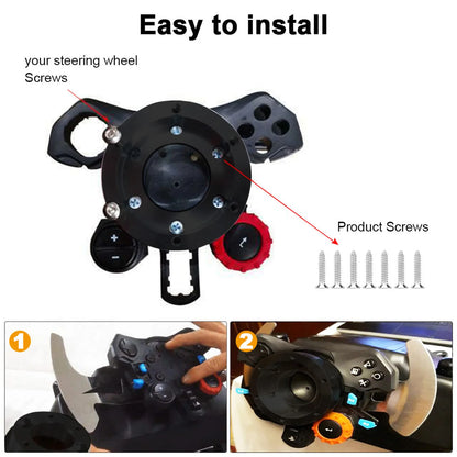 For Gaming Auto Sport Drifting Steering Wheels 350mm 1