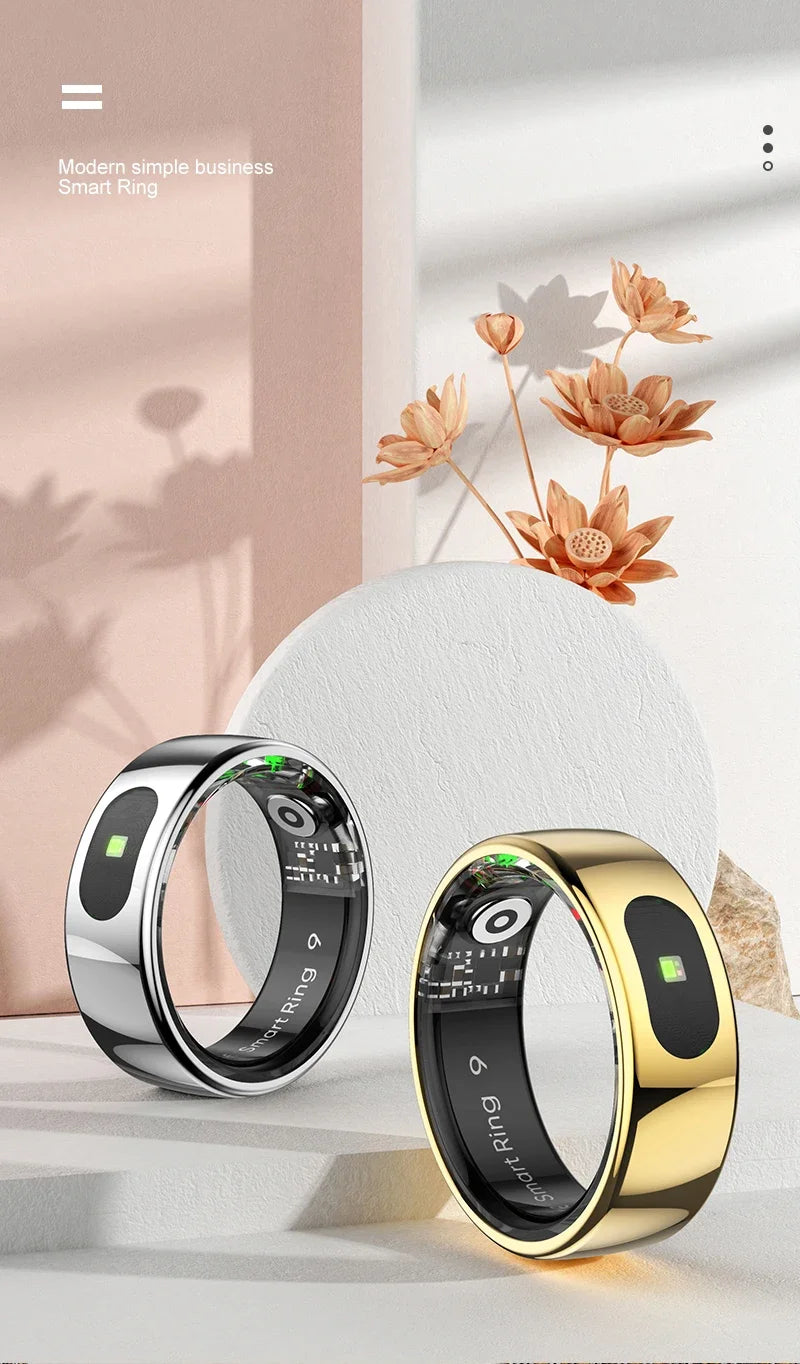 R08 Smart Ring For Men Women Touch Control Function Health Monitor