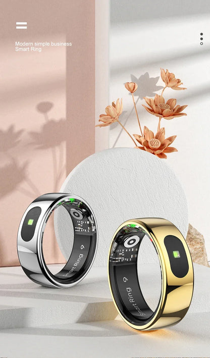 R08 Smart Ring For Men Women Touch Control Function Health Monitor
