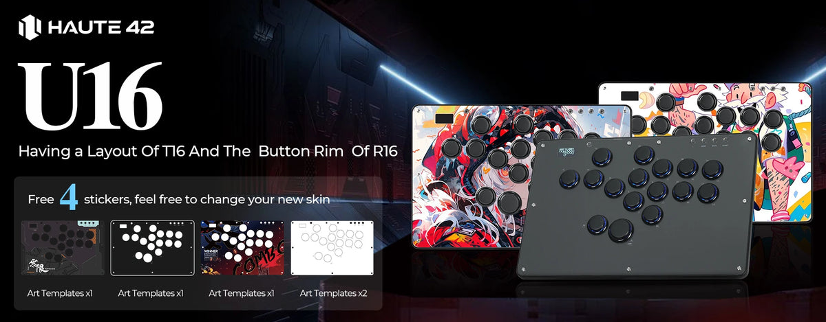 Fightstick Arcade Controller Joystick Hitbox Leverless Control