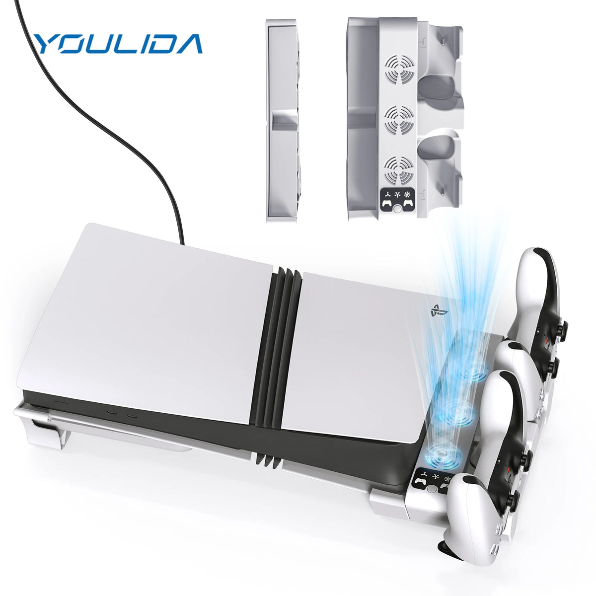 Horizontal Cooling Stand For Console Pro/slim Game Controller