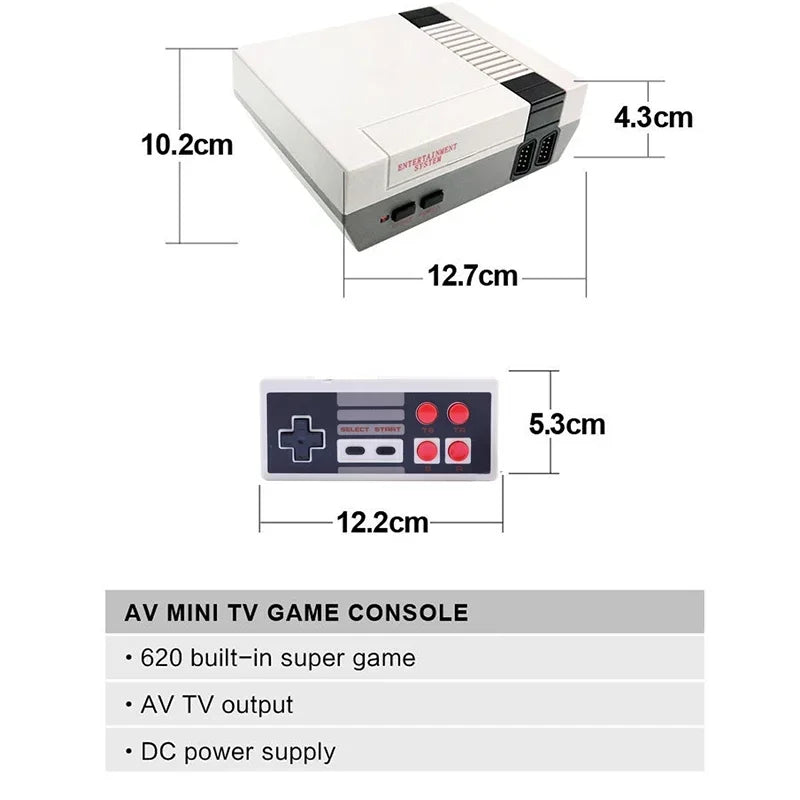 Handheld Family Recreation Video Console AV Output Retro Built-in 620