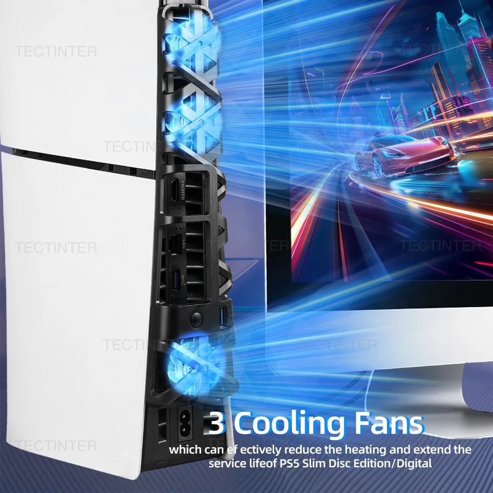 Cooling Fan For Console Slim Disc Edition/digital Edition Game