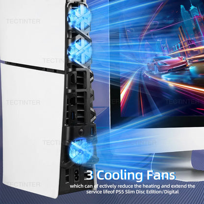 Cooling Fan For Console Slim Disc Edition/digital Edition Game