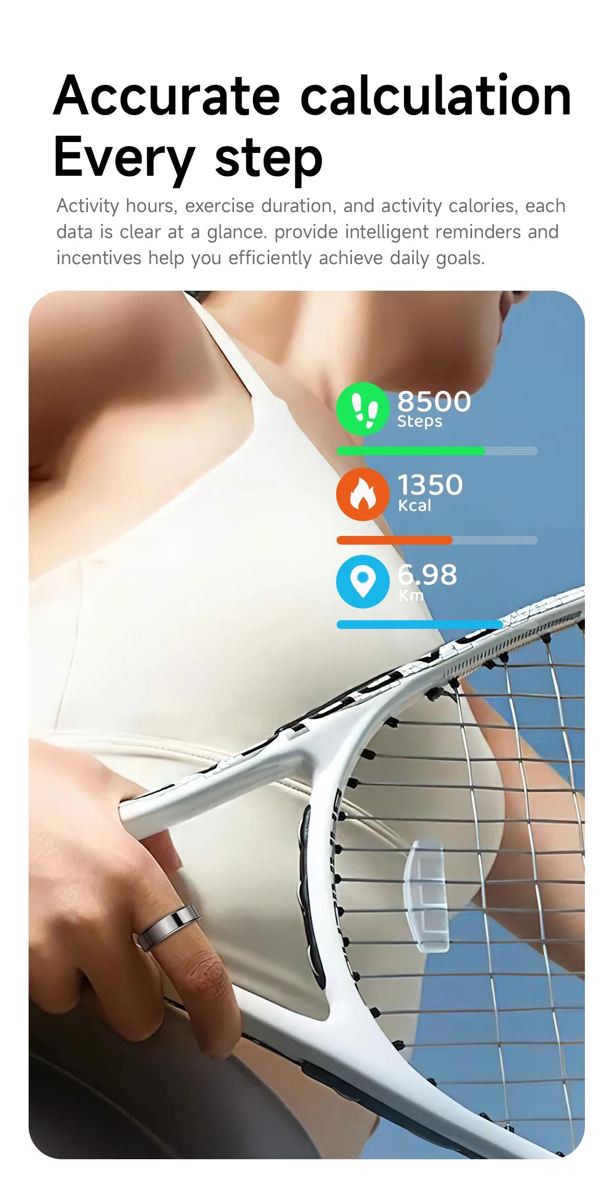 Smart Ring For Heart Rate & Sleep