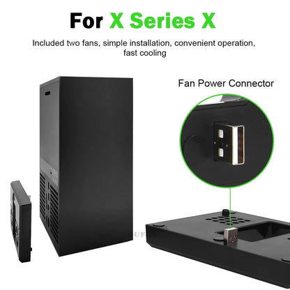 RGB Cooling Fan For Console Series X Console Game Host Cooling Fan