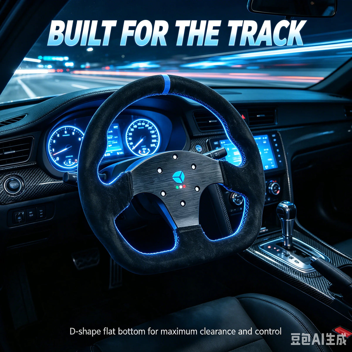 D-shaped Racing Wheel