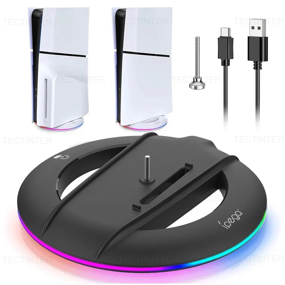 RGB Vertical Cooling Stand For Console Slim/console Pro Console