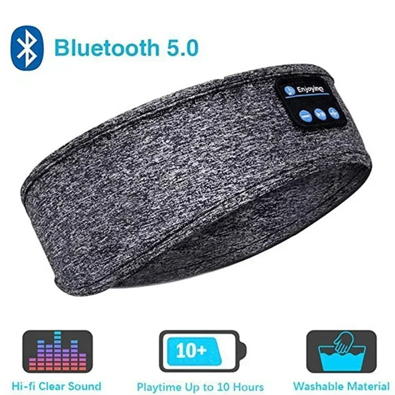 Wireless Bluetooth Headband Earphones Sports Headphones Elastic