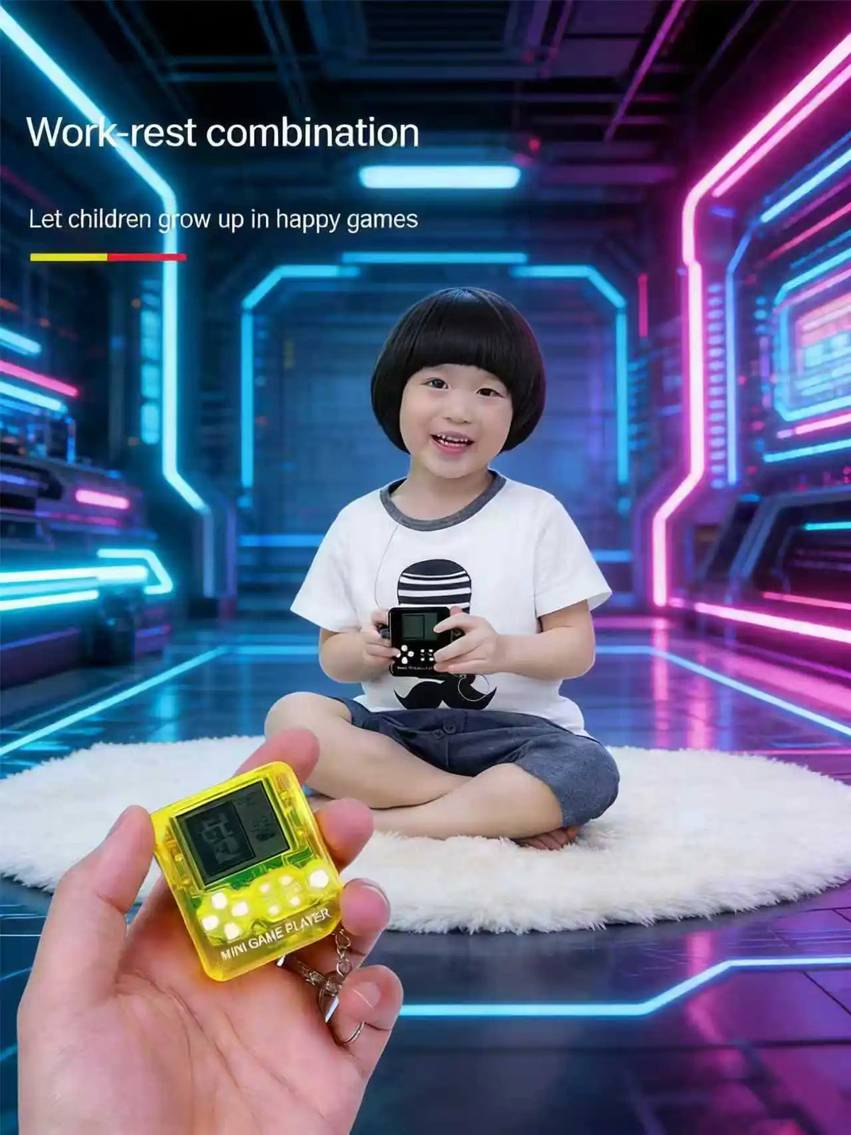Retro Mini Handheld Game Console Classic Electronic Games Handheld