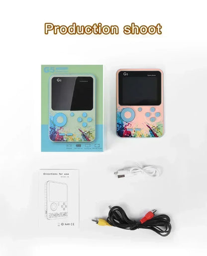 Retro G5 Portable Handheld Game Console 3 0inch Screen 500 Classic