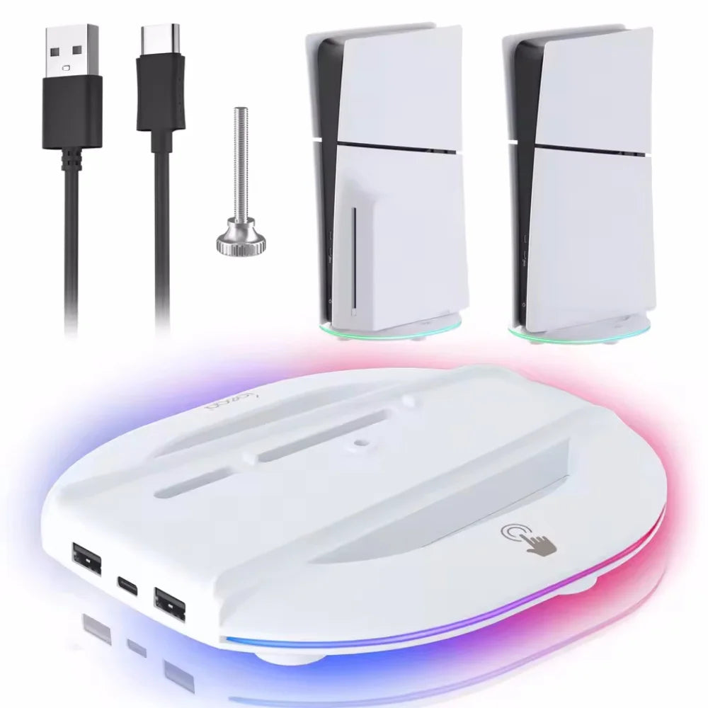Vertical Cooling Stand With RGB Light For Console Slim / Console Pro