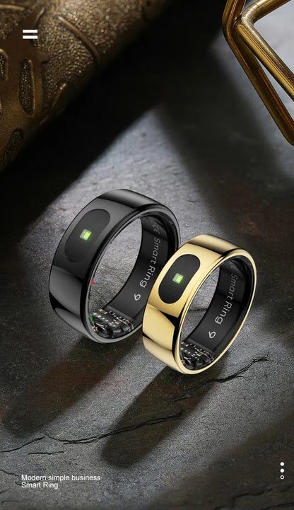 R08 Smart Ring For Men Women Touch Control Function Health Monitor