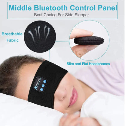 Huaweishi Bluetooth 5.0 Earphones Sports Sleeping Headband Elastic