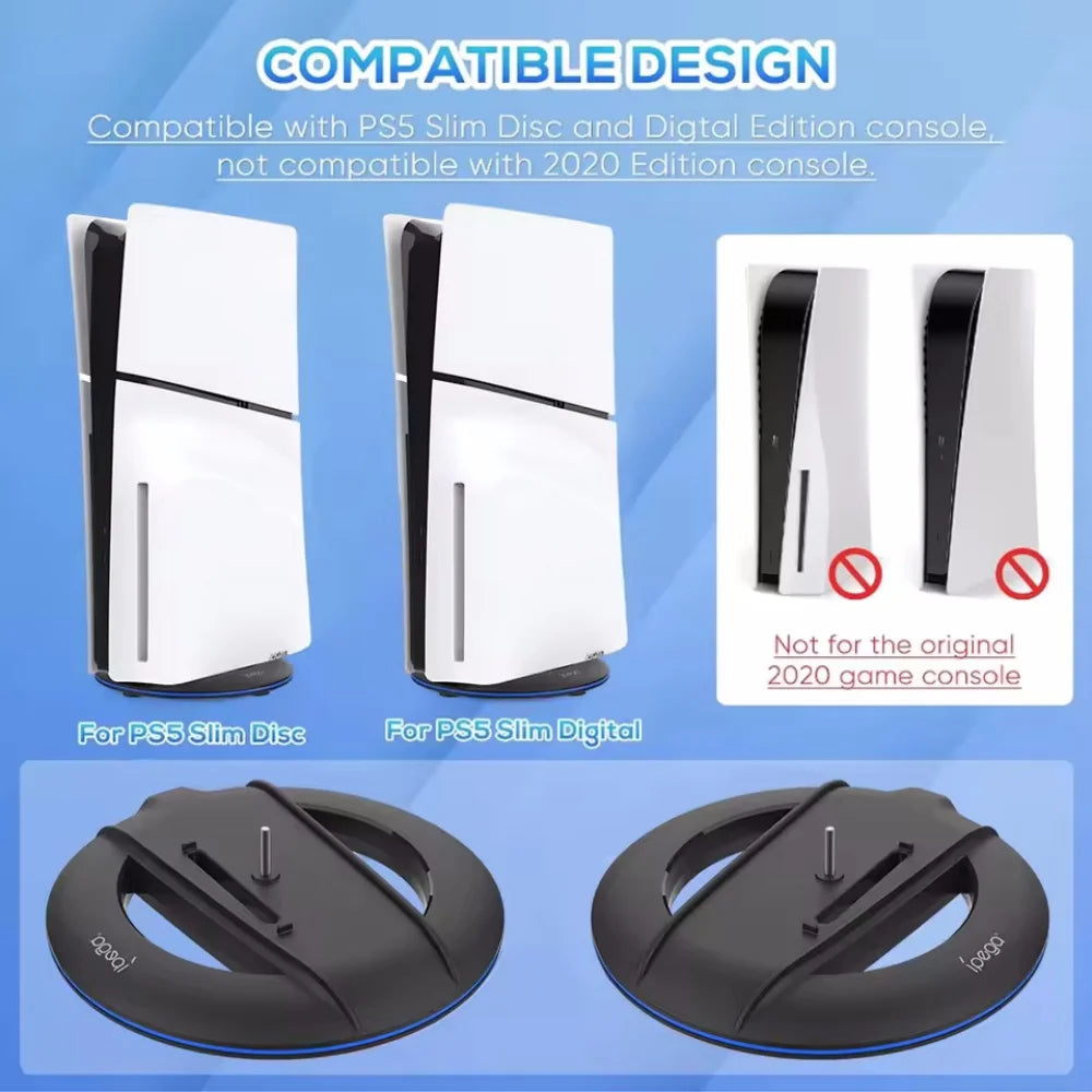 Vertical Cooling Stand With RGB Light For Console Slim / Console Pro