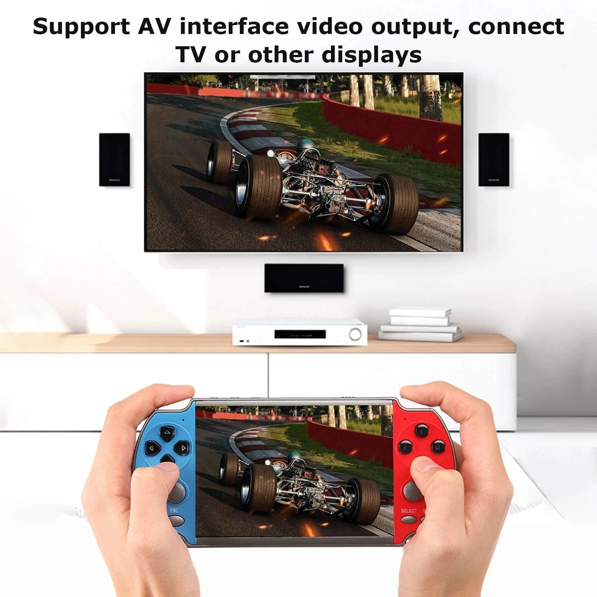 Retro Video Game Console Portable Handheld Gaming Videogame Machine