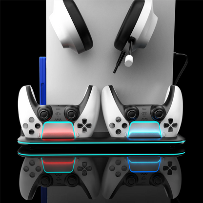 RGB Light And 3 Levels Turbo Cooling Station With Controller Charging