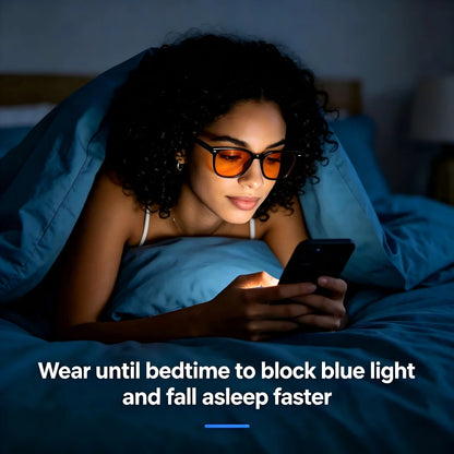 Blue Light Blocking Glasses For Gaming & Sleep – Dual Lens Amber Day