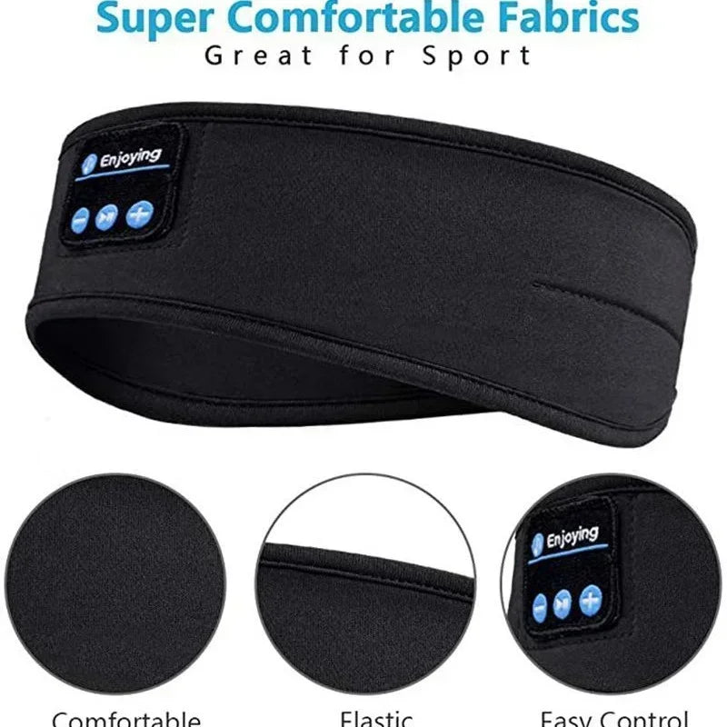Wireless Bluetooth Headband Earphones Sports Headphones Elastic