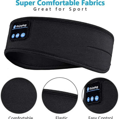 Wireless Bluetooth Headband Earphones Sports Headphones Elastic
