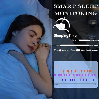 Smart Ring Health Tracker Sleep Monitor 24H Heart Rate Blood Oxygen