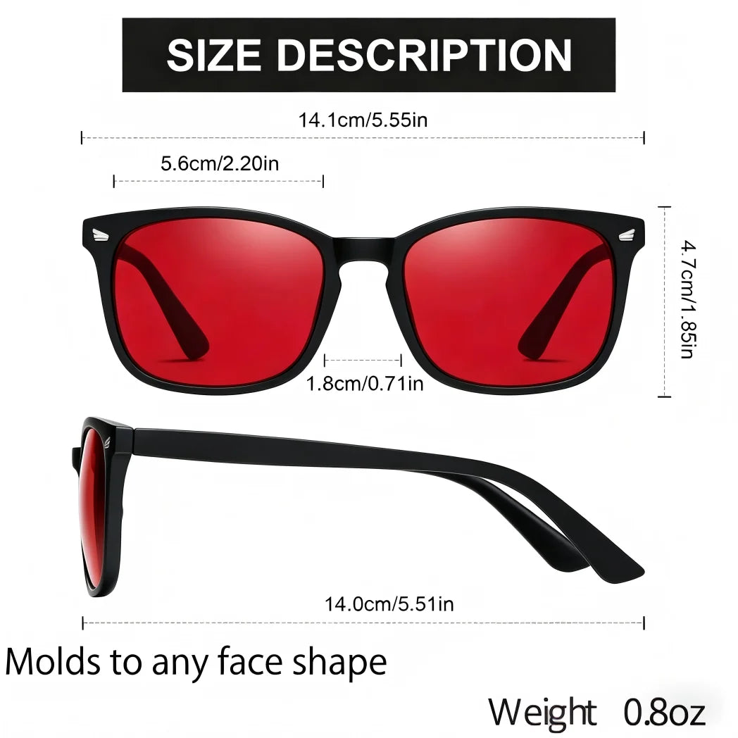 Blue Light Blocking Glasses For Gaming & Sleep – Dual Lens Amber Day