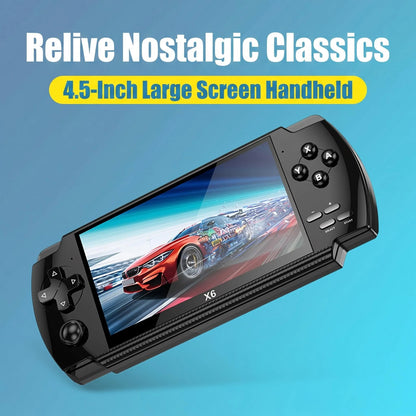 Retro Handheld Game Console 4.5 Inch IPS Screen Linux System Portable