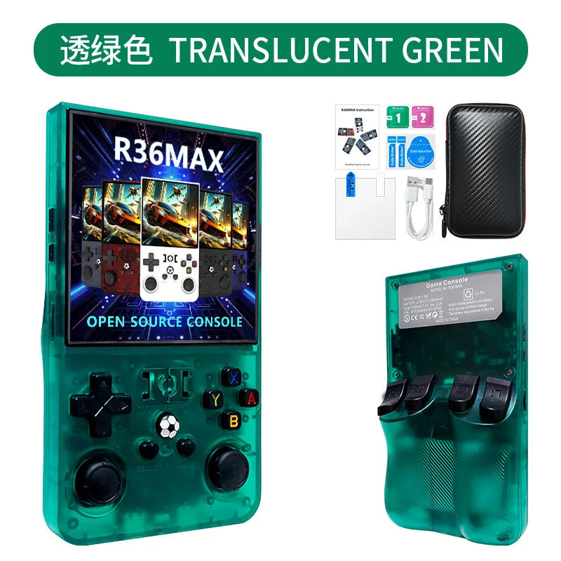 R36max Retro Handheld Game Console Chip 22000+games Open Source Linux