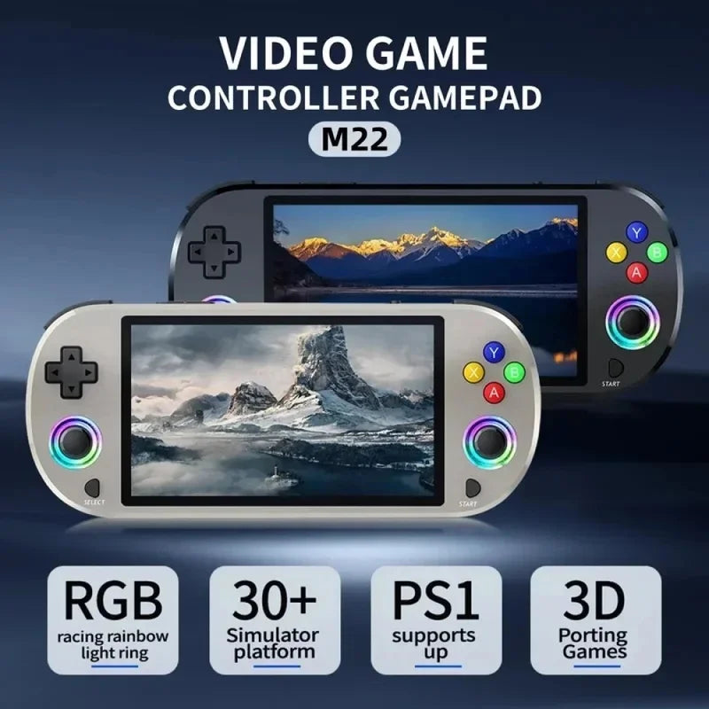 Retro Handheld Game Console 3.5 Inch HD Screen Dual Joystick Portable