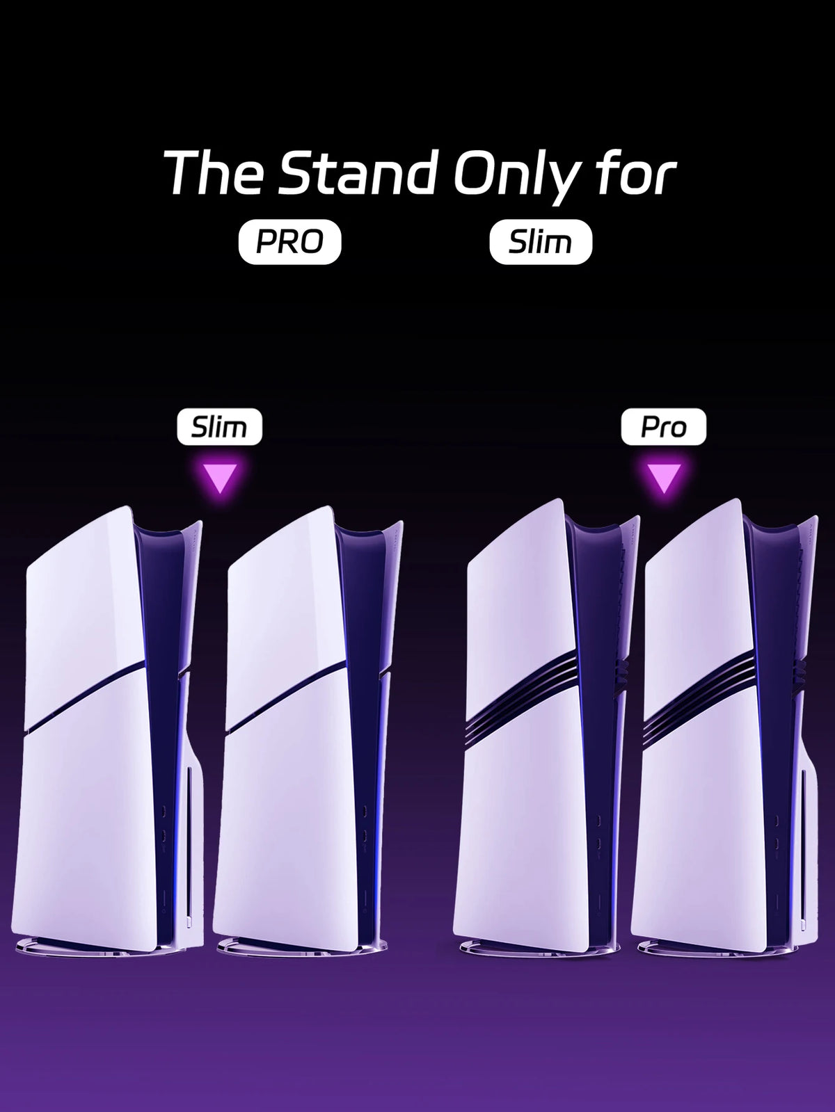 Horizontal Cooling Stand With Controller Charger RGB Light Adjustable