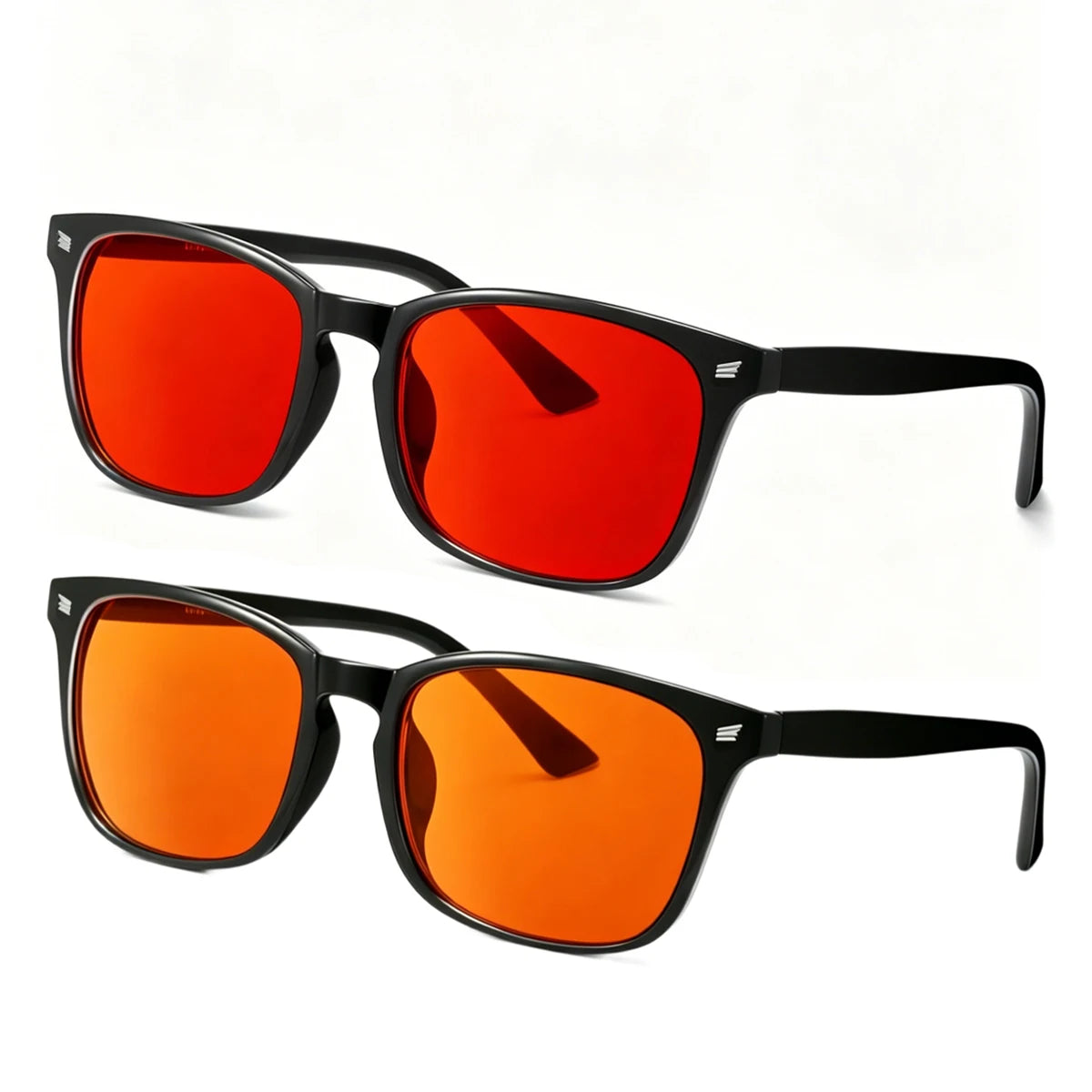 Blue Light Blocking Glasses For Gaming & Sleep – Dual Lens Amber Day