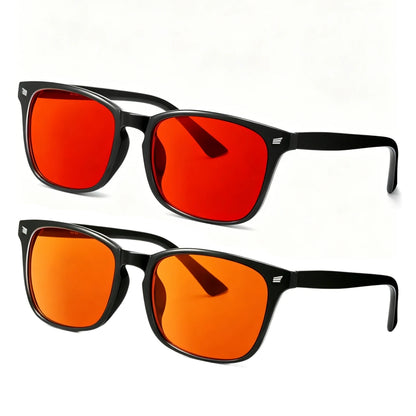 Blue Light Blocking Glasses For Gaming & Sleep – Dual Lens Amber Day