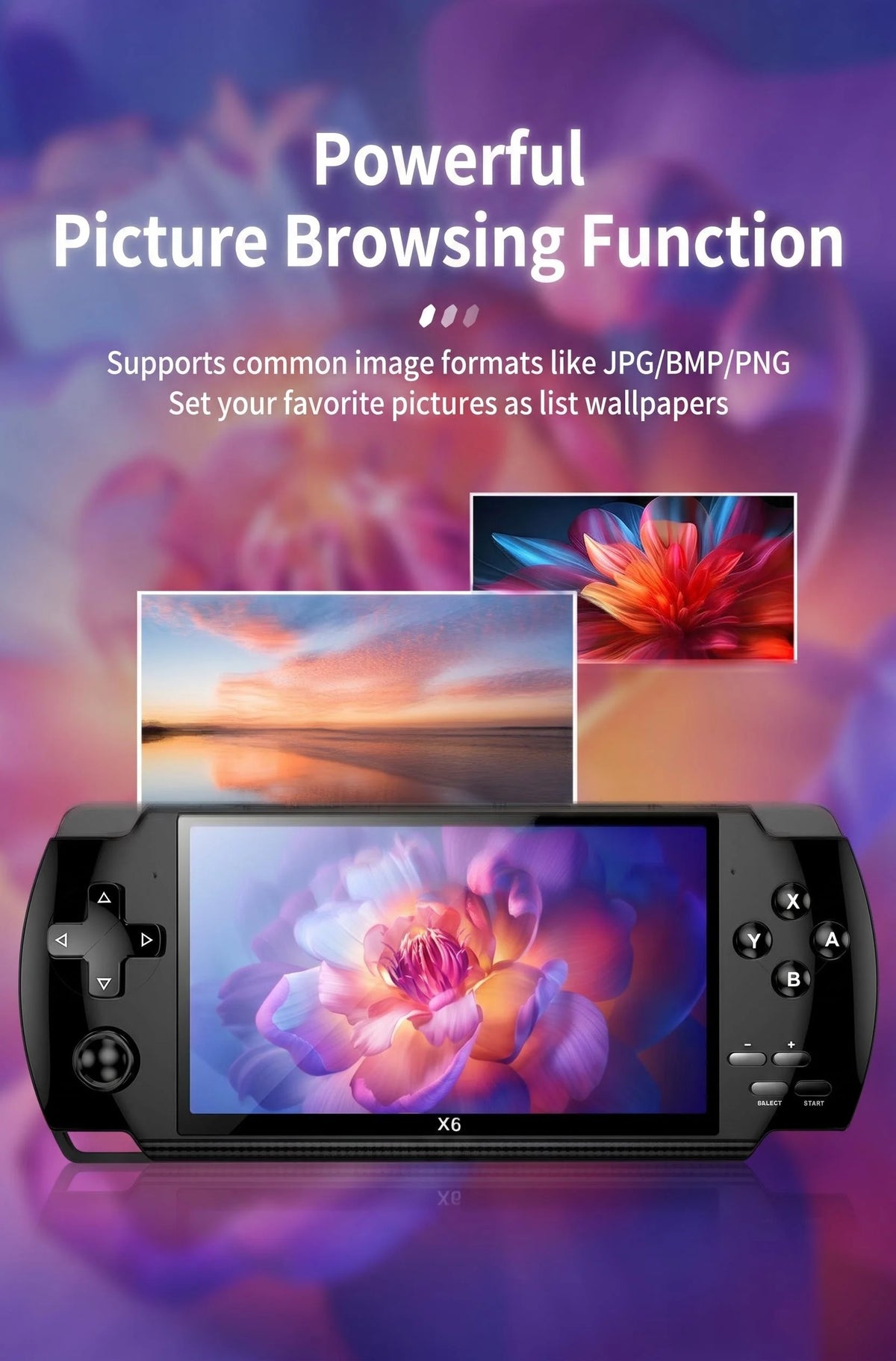 Retro Handheld Game Console 4.5 Inch IPS Screen Linux System Portable