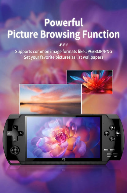Retro Handheld Game Console 4.5 Inch IPS Screen Linux System Portable