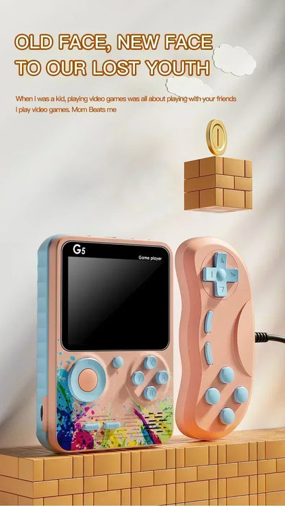 Retro G5 Portable Handheld Game Console 3 0inch Screen 500 Classic